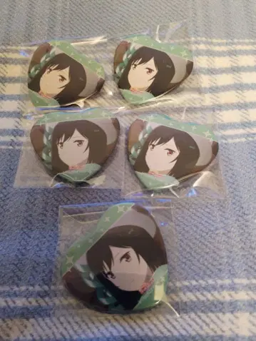 러브 라이브! 니지가사키 학원 트레이딩 장면 하트형 캔뱃지 미후네 시오코