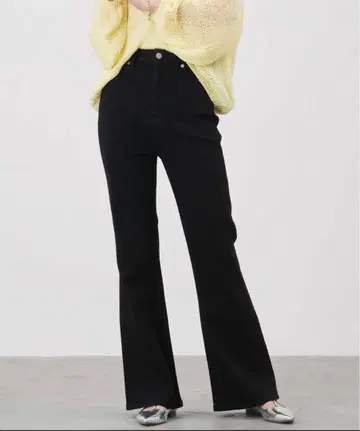 플레어 데님 팬츠 세로 M 가로 S - 멀티 사이즈