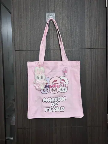 Esther Bunny 스퀘어 토트백 핑크