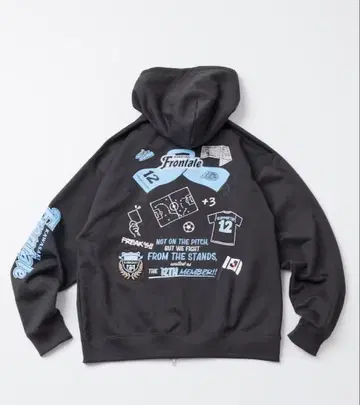 J.LEAGUE x FREAK'S 지퍼 후드티 카와사키 프론탈레