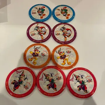 도쿄 디즈니랜드 15주년 캔뱃지 4종 9개 세트