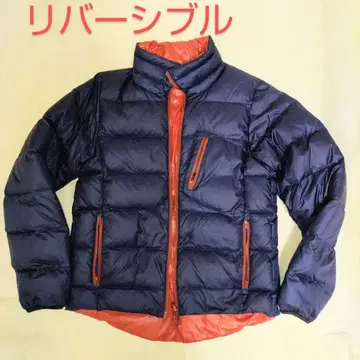 젬블 johnbull 다운 자켓 리버서블 네이비 레드