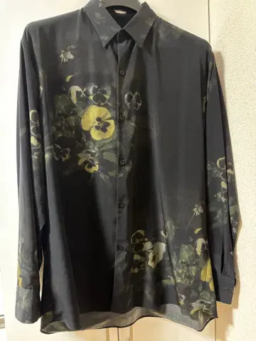 2024SS 라드 뮤지션 팬지 빅 셔츠