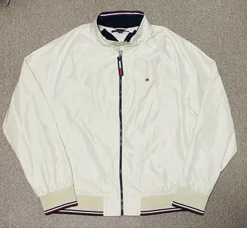 타미힐피거 새틴 트윌 지퍼 자켓 발수