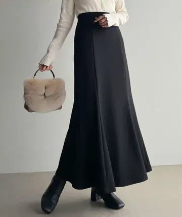 컷 트윌 머메이드 스커트