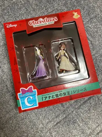1번 복권 Disney 아나와 눈의 여왕 크리스마스 오너먼트 2체 세트