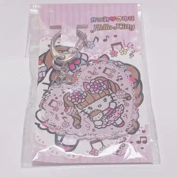 카츠미 사유리 헬로키티 하트 아크릴 키링 레어