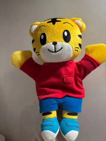 호랑이 캐릭터 봉제 인형 약 30cm