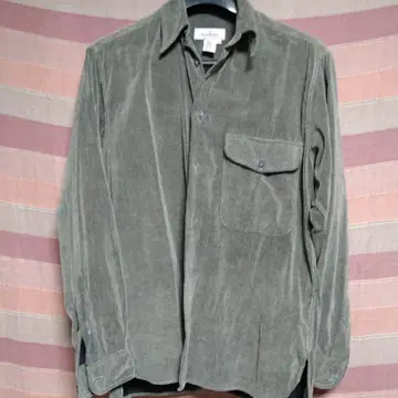 Ermenegildo Zegna 그레이 긴팔 플란넬 셔츠 S