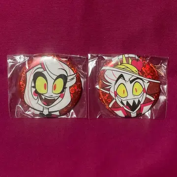 해즈빈 호텔 홀로그램 캔뱃지 찰리 루시퍼