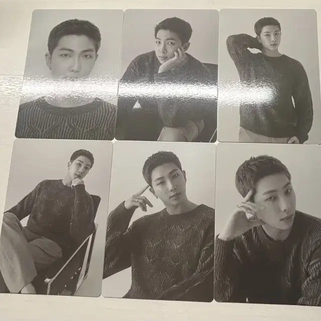 방탄소년단 알엠 모노크롬 포토카드