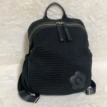 컨디션 최상 마리콴트 MARY QUANT 사이드 개더 데이지 백팩