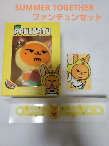 TXT SUMMER TOGETHER 팬춘 봉제 인형 러버 밴드