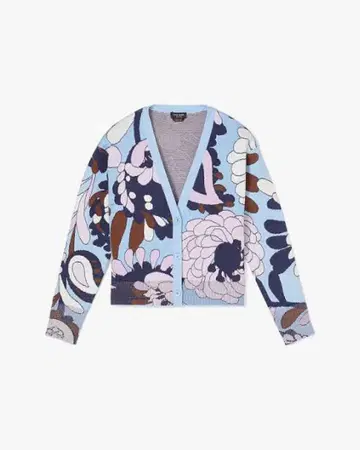 [ 새상품급 ] Kate Spade 케이트 스페이드 가을 페이즐리 가디건