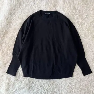 23구 돌먼 니트 티셔츠 블랙