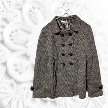 트위드풍 더블 브레스트 자켓 P349