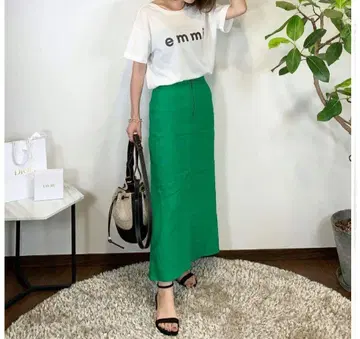 ZARA 그린 스커트 XS