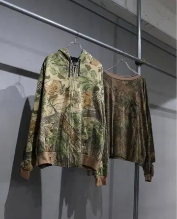 90's-00's walls real tree 후디드 재킷