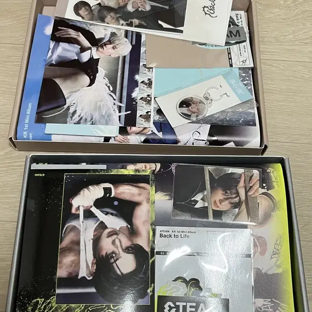 앤팀 백투라 개봉 앨범 예판버전 후마 포카 조 죠