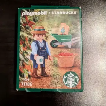 [ 새상품 ] Playmobil + Starbucks 피규어 71786
