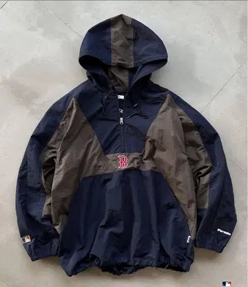 perushu MLB 나일론 아노락 풀오버