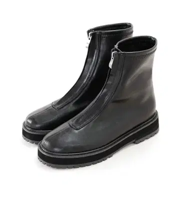 SESTO 프론트 지퍼 통굽 부츠 3L 블랙