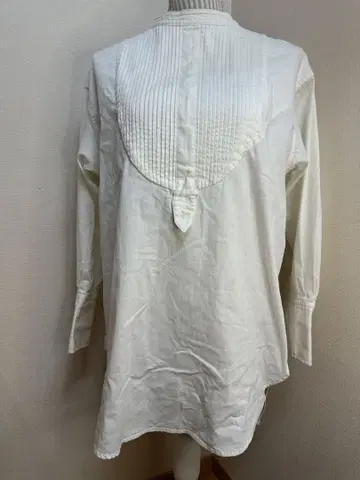 DRESSTERIOR / 데님 핀턱 부잠 셔츠 | 36