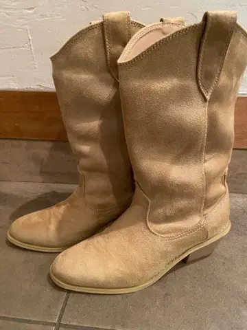 Chico 웨스턴 부츠 베이지