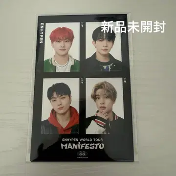 enhypen 월드 투어 매니페스트 4cuts 스티커