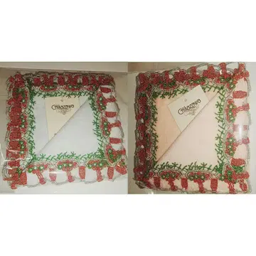 치카자와 레이스 나폴리탄 2장 세트 시즌 타월 손수건