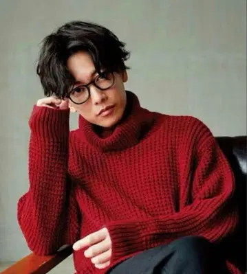 사토 타케루 프로듀스 ABYTS 터틀 니트 (빨간색) 사이즈 1