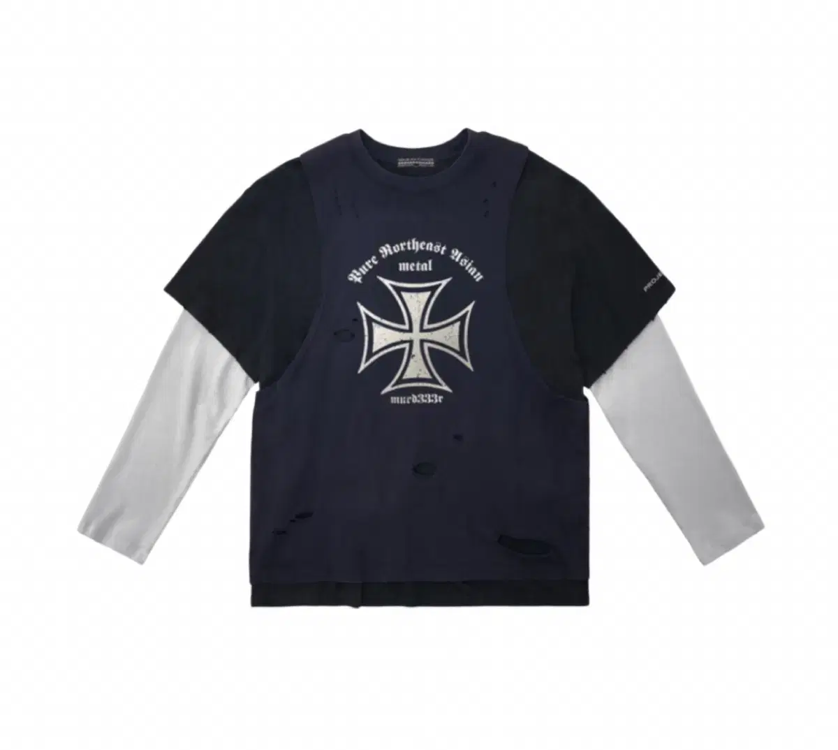[2] Project GR MFM 3-Layered Long Sleeve Navy