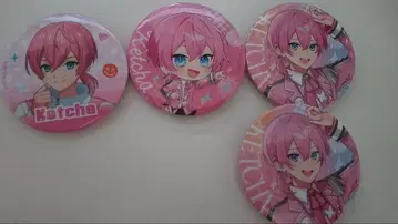 케챠 군 AMPTAK x COLORS 캔뱃지