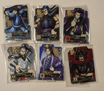 제일복권 춘추전국 대전 킹덤 E상 ACLLECT 6종