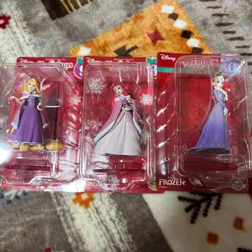 디즈니 크리스마스 피규어 3개 세트 오너먼트