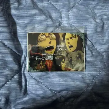 진격의 거인 메탈 카드 컬렉션 한지 리바이