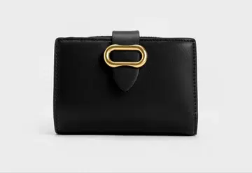 찰스앤키스 Daki 다키 링 디테일 지갑 블랙