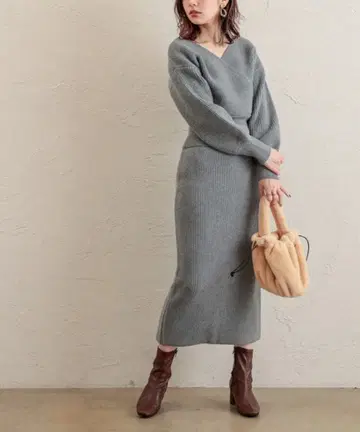 natural couture/ 카슈쿨 니트, 스커트 세트