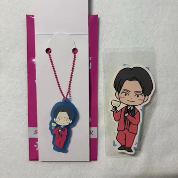 카미야 켄타 러버 키링 & 스티커 세트