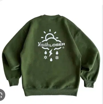 YOUTHLOSER x ALWAYTH 크루넥 맨투맨 L