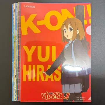 케이온! 로손 콜라보 클리어 파일 세트