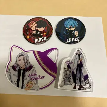 매쉬루 난자타운 아벨 2점 아크릴 블록, 코스터