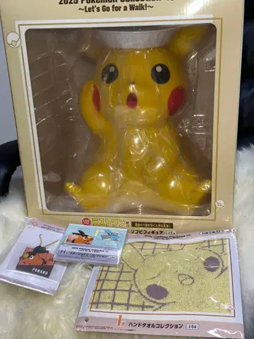 제일복권 포켓몬 라스트 원상 피카츄 소프트 비닐 피규어 덤 포함