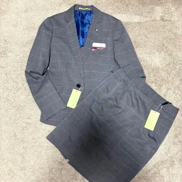 [ 미사용 새상품 ] 오리히카 셋업 수트 WASHABLE 그레이 체크