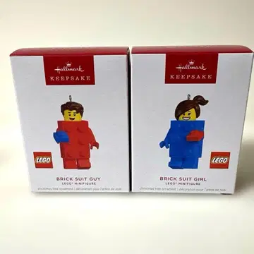 LEGO 정품 미니 피규어 오너먼트 2개 세트 한정품