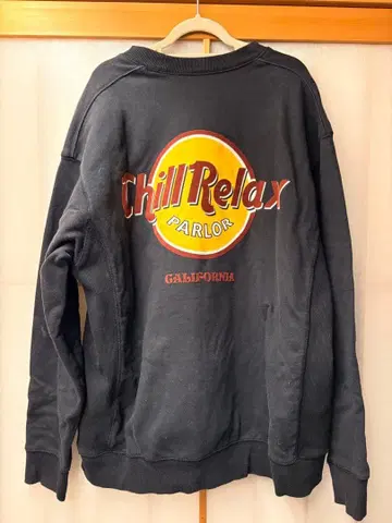 Chill Relax Parlor 트레이닝복 블랙 MADE IN USA