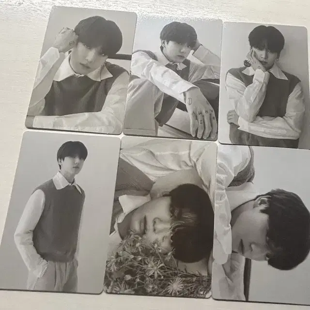 방탄소년단 정국 모노크롬 포토카드