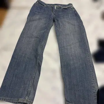 FLIP the SCRIPT 블루 데님 와이드 레그 팬츠