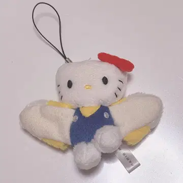 레어 헬로키티 PARIS MIKI 안경닦이 스트랩 레트로