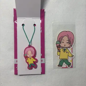 야마모토 아키라 러버 키링 & 스티커 세트